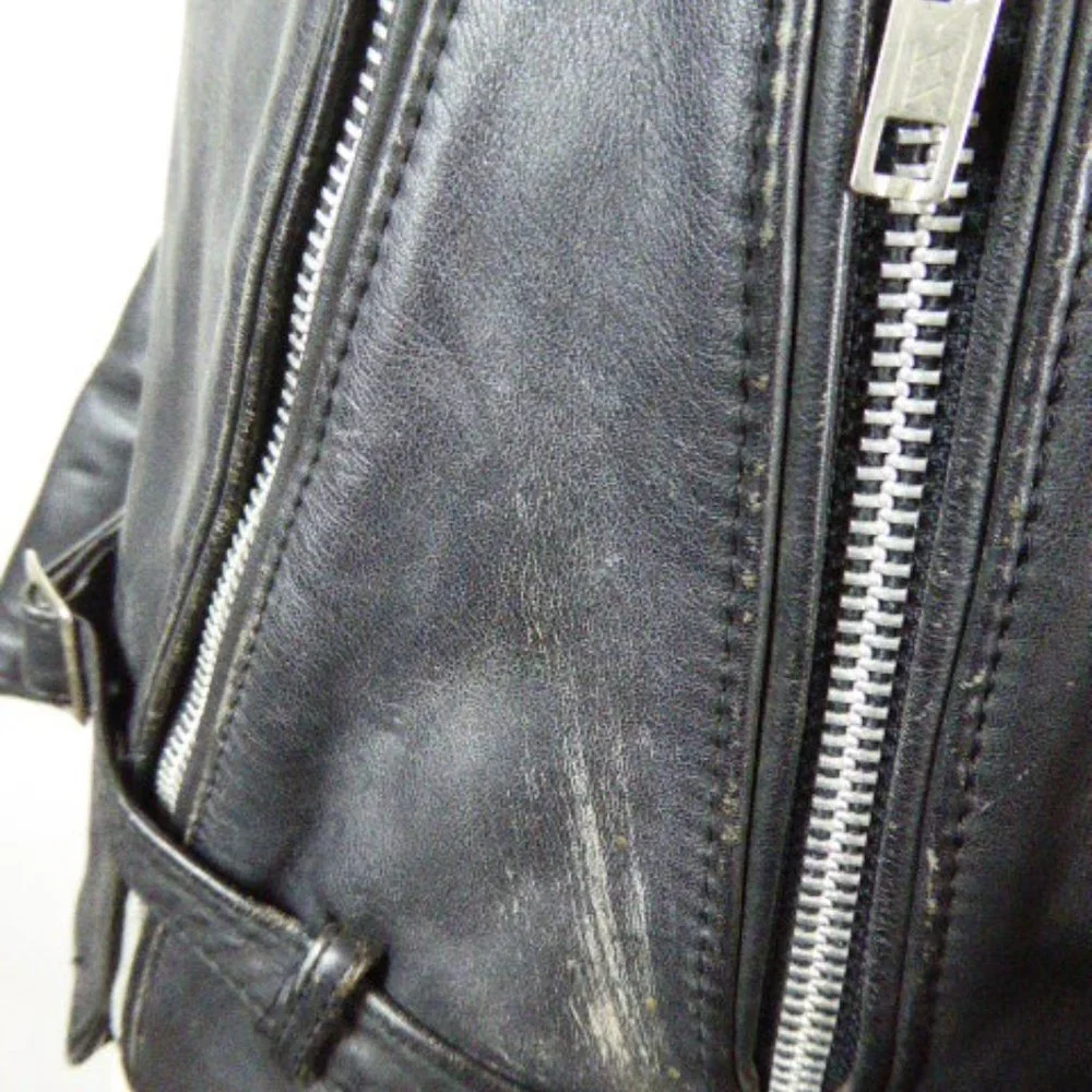 Hein Gericke HARLEY DAVIDSON MOTO LEATHER JACKET braided epaulets vintage 40 M
